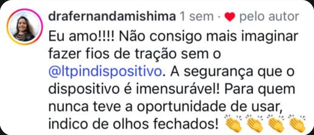 Depoimento da Dra. Fernanda Mishima no Instagram