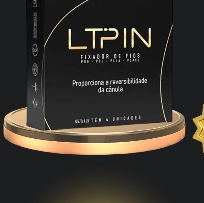 Caixa do LTPin sobre pódio dourado